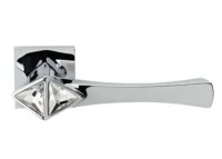 Ручки дверные COMETA CR хром глянцевый/хрусталь