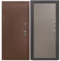 Входная дверь Grand Termo (антик медный/софт грей)