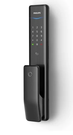 1000 series умный дверной замок Push-Pull черный, артикул 22234546