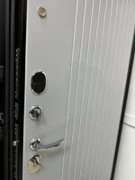 Входная дверь Маркус Вертикаль 3к шагрень грей