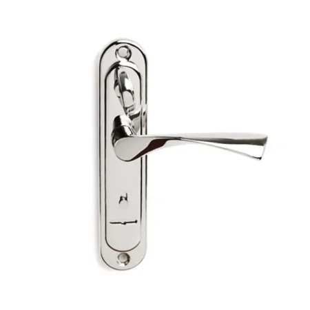 Ручка дверная на планке Амелия, хром