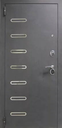 Давление на металле с декоративными элементами входные двери (3)