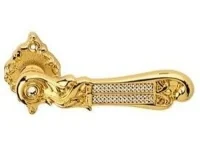 Ручки дверные TIFFANY MESH OZ золото глянцевое