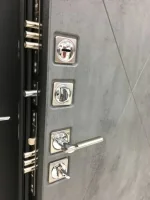 Входная дверь Маркус Авангард темный бетон