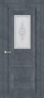 Межкомнатная дверь Carda М-1 Бетон графит