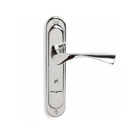 Ручка дверная на планке Белла, хром