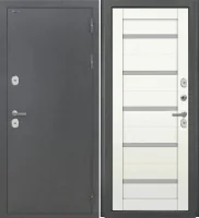 Входная дверь Дорстон Терморазрыв (Антик серебро/СБ-1 Белый бланко Матовое)