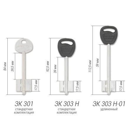 Замок врезной сувальдный Гардиан 60.01