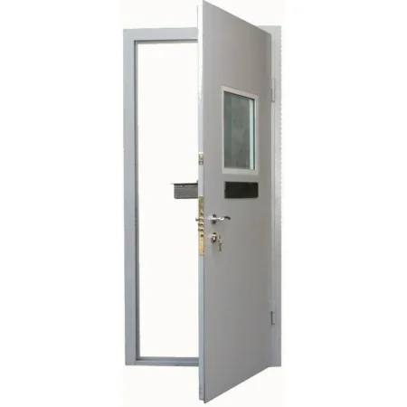 Кассовая дверь с выдвижным лотком в оружейную комнату 04