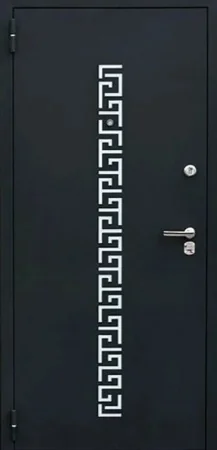 Давление на металле с декоративными элементами входные двери (14)