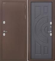 Входная дверь Дорстон Терморазрыв (Антик медный/Ф-4 Венге Глухое)