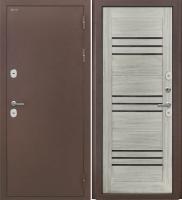 Входная дверь Дорстон Терморазрыв (Антик медный/СБ-31 Грей Черный лакобель)