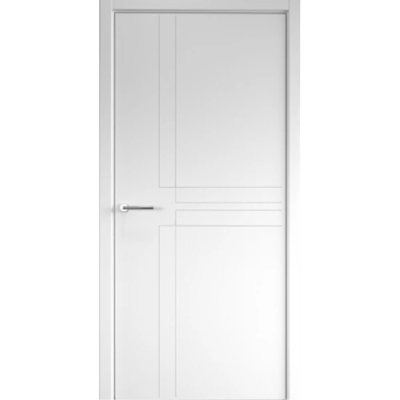 Межкомнатная дверь Геометрия-3 Эмаль Белая