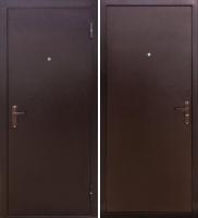 Входная дверь Тайгер Эко Мет/Мет (медь/медь)