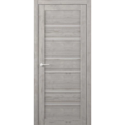 Межкомнатная дверь Техас Soft Touch Графит Стекло Мателюкс