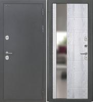 Входная дверь Дорстон Терморазрыв (Антик серебро/ФЗ-1 Ривьера Айс Зеркало с фацетом)