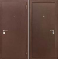 Входная дверь Маркус Метал-Металл 1 замок антик медь