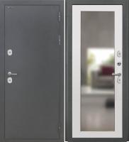 Входная дверь Дорстон Терморазрыв (Антик серебро/ФЗ-5 Арктик Зеркало)