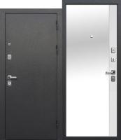 Входная дверь Толстяк Букле Антрацит Зеркало