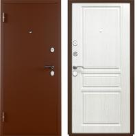 Металлическая дверь ТИТАН (Ясень белоснежный)