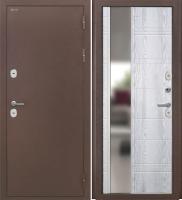 Входная дверь Дорстон Терморазрыв (Антик медный/ФЗ-1 Ривьера Айс Зеркало с фацетом)