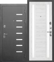 Входная дверь 9 см антик серебро царга Ривьера айс