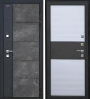 Входная дверь Дорстон Терморазрыв Inoplast (Р-01 бетон/Р-03 Ясень/гранит Глухое (инопласт 6 мм))