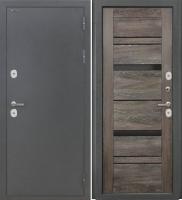 Входная дверь Дорстон Терморазрыв (Антик серебро/СБ-32 Шале мореный дуб Черный лакобель)