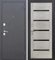 Входная дверь Тайгер Хит Царга (антик серебро/грей)