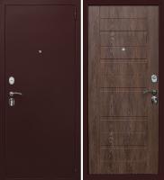 Входная дверь Тайгер Хит медь / Шале корица