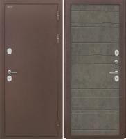 Входная дверь Дорстон Терморазрыв (Антик медный/Ф-8 Бетон темный Глухое)