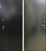 Входная дверь Маркус Термо серебро металл-металл