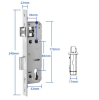 Замок Morgan Secret A3 (для узкопрофильных дверей)