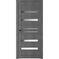 Межкомнатная дверь Дрезден Бетон Темный Зеркало