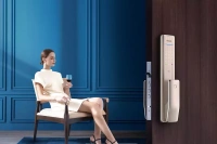 1000 series умный дверной замок Push-Pull медь, артикул 22234559