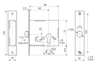 Замок-защелка Гардиан 300