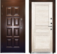 Металлическая дверь ВИНТЕР 100 (ТЕРМОРАЗРЫВ) Беленый дуб гринвуд