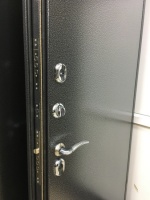 Входная дверь Маркус Термо серебро металл-металл