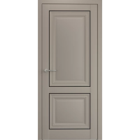 Межкомнатная дверь Спарта-2 с молдингом Винил Серый