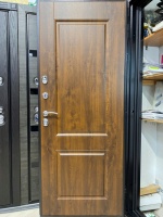 Входная дверь Маркус Термо Тундра медь грецкий орех