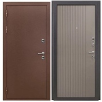 Входная дверь Grand Termo (антик медный/софт грей)