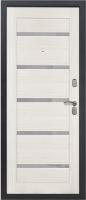 Входная дверь Тайгер Хит Царга МС (антик серебро/эшвайт)