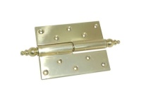 Петля карточная парадная П-150 правая сталь/латунь