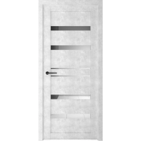 Межкомнатная дверь Дрезден Бетон Светлый Зеркало