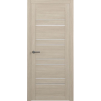 Межкомнатная дверь Дублин Эко-шпон Лиственница мокко Стекло Мателюкс