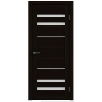 Межкомнатная дверь Пекин Эко-шпон Темный кипарис Стекло Мателюкс