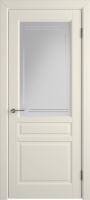 Межкомнатные двери VFD Stockholm Cristal Cloud L Ivary